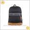 New recycle men black lightweight travel waterproof nylon backpack