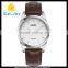 WJ-5398 genuine leather starp fashion Japan movement with calendar Nary brand men waterproof watch