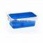 3 compartments silicone lunch box for school children