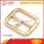 Simple metal gold plated pin belt buckles for garment and handbags