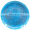13 inch glass charger plates in snail pattern for decoration, wholesale