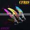 Classic English style colorful feather design lapel pins for men