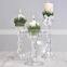 LXHY-S003 bamboo shape bulk glass candle stand