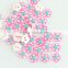Wholesale Fashion Decorative Flower Shape Pink and Cream Buttons S02319