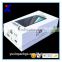 Flasher mobile phone power box for electronics /matt lamination with paper insert/free sample