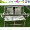 Popular Selling Folding Antique White Metal Garden Chair