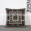 European Modern Home Decor Pillow Cases Black and White Strip Print Cushion Cover