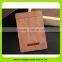 Slim Crazy brown real leather credit card holder with factory price 16463
