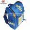Blue Polyester ODM Logo Backpack 600D Canvas Relax School Bag