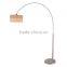 2017 hotel decorative unusual metal mainstays floor lamp with linen shade good for inn decor high end standing reading lamp