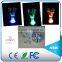 Hot! 6 Inch Round Single Color Indoor&ourdoor Decorative Led Lights Battery Operated
