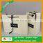 Matte Black Shopping Bag Paper Gift Sales Tote Bags With Grosgrain Ribbon Bags