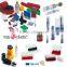 PP PE PVC transparent or colored blow moulding telescopic screw twist plastic storage tube packaging for consumerables