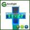 programmable outdoor led pharmacy cross display signs
