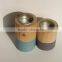Gray cylindrical cheap wooden candlestick