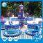 Cheap playground games rotary coffee cup ride!!! Amusement park fairground attraction tea cup ride for sale