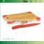 TFGJ014 XingYuan Bamboo Cutting Board with Carving Knife, Red Silicone cover