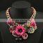 Flower necklace costume jewellry wholesale rajasthani jewellery