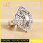 Jingli Jewelry Women Wedding Ring With Orange Stone (YJ-433)