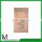 Resealable stand up Kraft Paper tea bag with custom printing