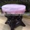 Beautiful natural rose quartz crystal chair for sale