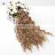 Natural Brown Curly Hair Weaving for Braiding
