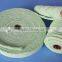 Bio-soluble fiber insulating rope reinforced with fiber glass and stainless steel