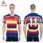 Wholesale OEM Team Set Sublimated Cheap Striped Custom Rugby Jerseys,Rugby Uniform