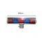 Dual sides blue red LED module road safety led traffic warning light