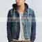 man denim vintage wash hoodie jeans jacket denim jacket with hood(LOTJ209)