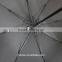 Plain black automatic open durable strong golf umbrella