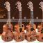 Handmade mahogany neck rosewood fingerboard carving pattern all sapele plywood ukulele