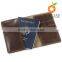 vintage design men's genuine leather passport wallet purses