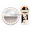 Wholesale portable rechargable selfie beauty ring light 40 pcs LED light flash phone ring light for all mobile phone
