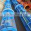 Concrete electric pole/pile mast making machine and moulds