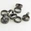 Black Zirconia Ceramic Rings With Letter , Women's Engagement Ring