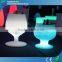 LED Bar Furniture Plastic Wine Barrel with RGB Light Colorful Changing