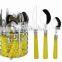 plastic handle cutlery set stainless made in China