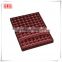 Hot sales! Christmas gift vintage red leather cosmetic mirror WJ-10(PW-51), portable makeup table mirror,folding pocket mirror