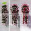 GNW FLV06 Artificial Plastic Hanging Flower Wreath wholesale for home, hotel decoration