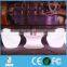 Led table/led illuminated Waterproof Plastic LED chairs/desks for bar