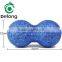 Blue color Massage Peanut Ball epp yoga ball duo ball for Body Muscle Stress Relief