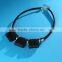 Retro Square Rubber Bead Leather Necklace European and America Women Geomotric Necklace Leather Choker Necklace
