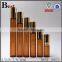 cosmetic packaging fragrance perfume essential oil long thin amber browm roll on bottle 10ml tube glass bottle roll on wholesale