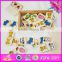 2016 hot sale educational children wood domino game W15A068