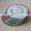 Plastic 38mm colorful round ball head head pin for decoration
