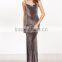 New Sexy Velvet Cami Dresses Slip Backless Spaghetti Strap Maxi Evening Party Dress