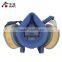 Double Cartridge Half Face Safety Gas Mask