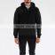 China factory black hoodies 100% cotton pullover hoodie for man