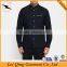 Hot sale dark color washed denim dress shirts wholesale dress denim shirts